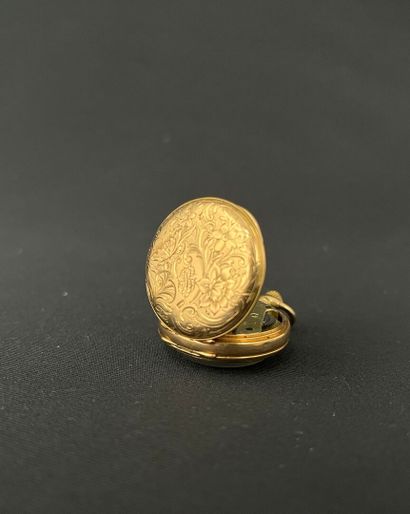 NECK WATCH, 750/°°° (18K) yellow gold case,...