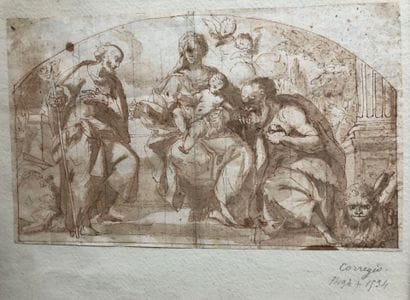 17th century ITALIAN school
The Holy Family....