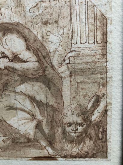 17th century ITALIAN school
The Holy Family....