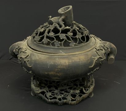 CHINE - Fin du XIXe siècle:
BRULE-PARFUM...