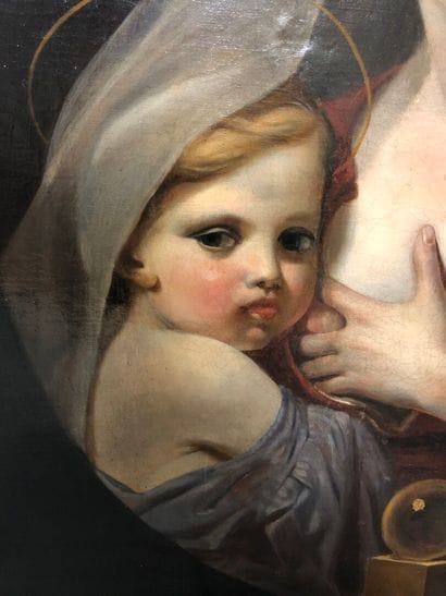 19th century FRENCH SCHOOL 
Virgin and Child...