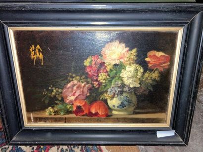 19th century FRENCH SCHOOL
Bouquet of flowers....
