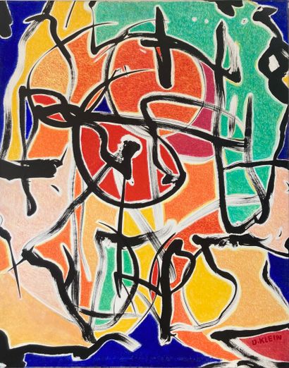 Daniel KLEIN (born 1946)
Sun in calligraphy.
Mixed...