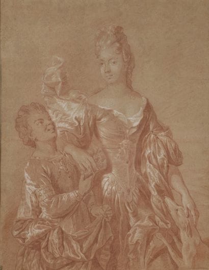 After Jean-François de TROY - 18th century...