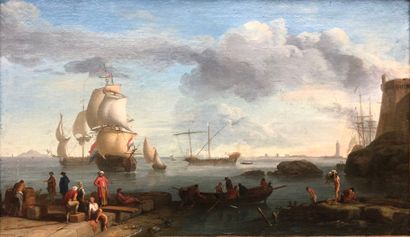 18th century HOLLAND school. 
Port of Malta?...