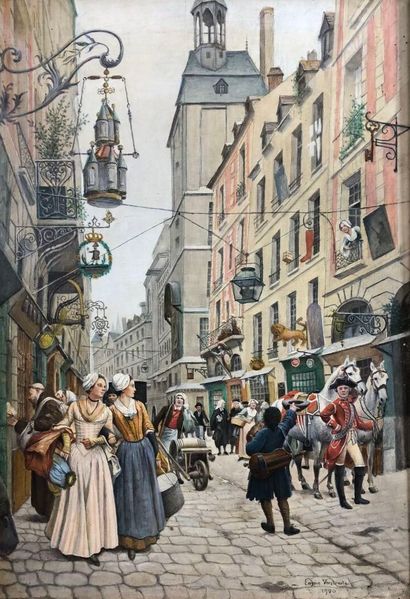 Eugène VERSTRAETE after Maurice LELOIR 
The...