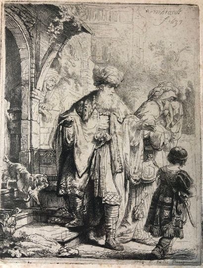 After REMBRANDT VAN RIJN (1606-1669)
Hagar...