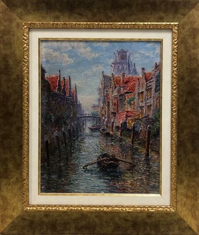Édouard Jean DAMBOURGEZ (1844-1931)
Canal...