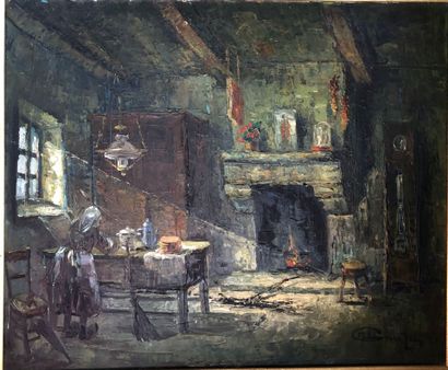Lucien Marie LE GARDIEN (1908-1978)
Interior...