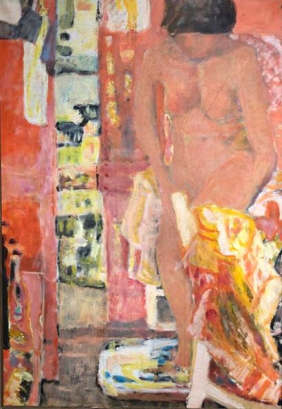 Gérard DIAZ (born 1938)
Leaving the bath.
Oil...