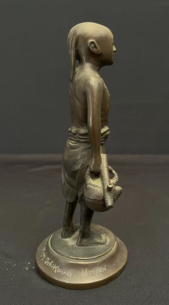 Kinichiro ISHIKAWA (1871-1945) 
Le servant...