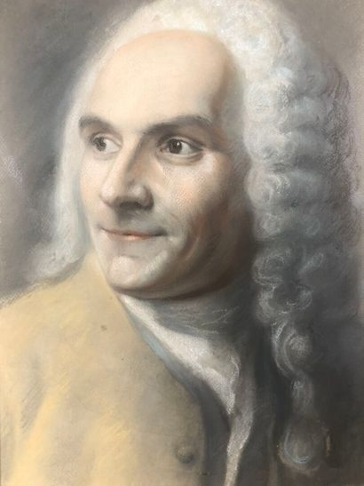 after Maurice Quentin de LA TOUR
Portrait...