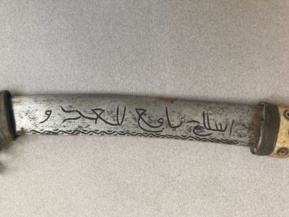 NORTH AFRICA, TOUAREG WORLD, 19th century
JAMBIYYA...