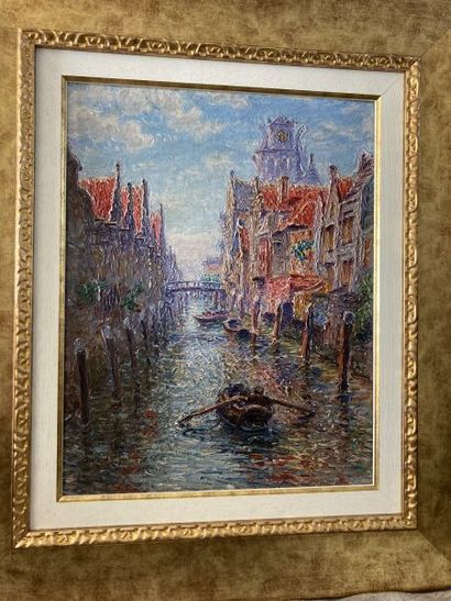 Édouard Jean DAMBOURGEZ (1844-1931)
Canal...