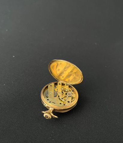 NECK WATCH, 750/°°° (18K) yellow gold case,...