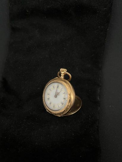 NECK WATCH, 750/°°° (18K) yellow gold case,...