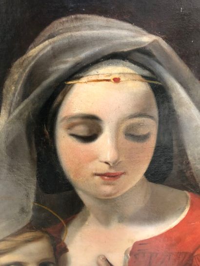 19th century FRENCH SCHOOL 
Virgin and Child...