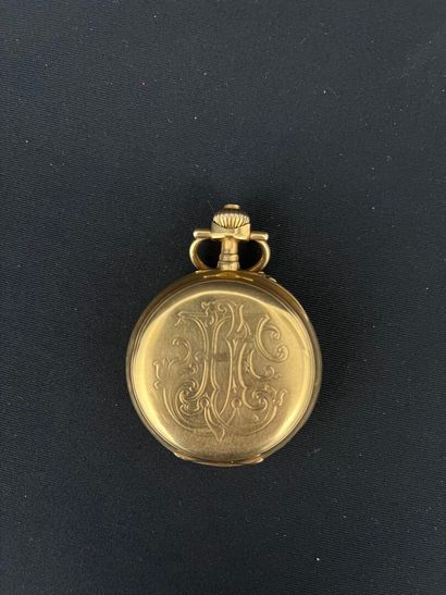 CHRONOGRAPH in 750/°°°, 18K yellow gold,...