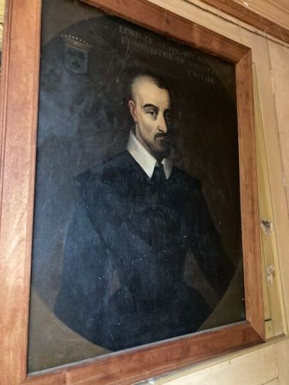 19th century FRENCH school. 
Portrait of...