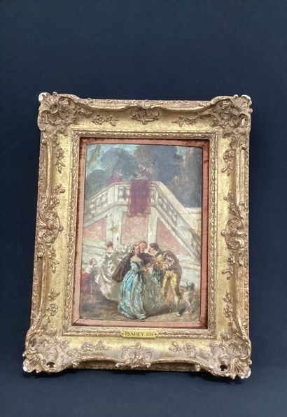 19th century FRENCH school. 
Scène galante...