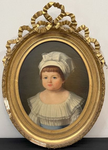 19th century FRENCH SCHOOL
Portrait of a...