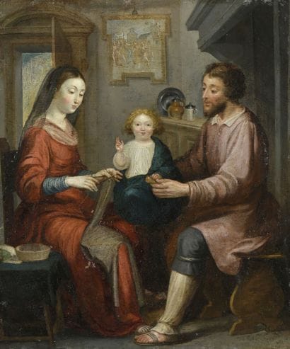 FRENCH SCHOOL circa 1630
The Carpenter's...