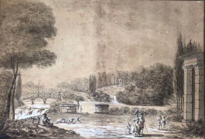 Late 18th century FRENCH school in the style...