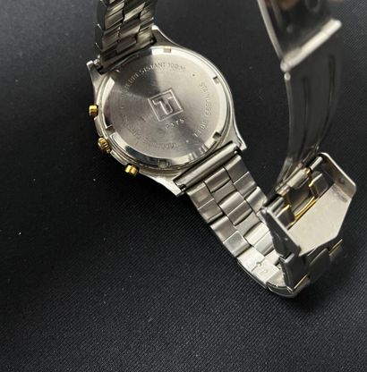 TISSOT, PRX model: 
Chronograph in brushed...