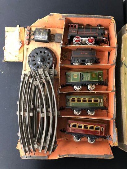 TRAIN BING électrique en 110 volts avec plaque...