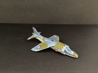 DINKY TOYS:
Hawker Harrier aircraft, metallic...