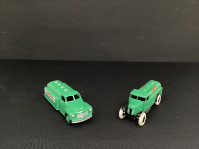 DINKY TOYS :
Camion vert année 40.
Réédition.
Publicité...