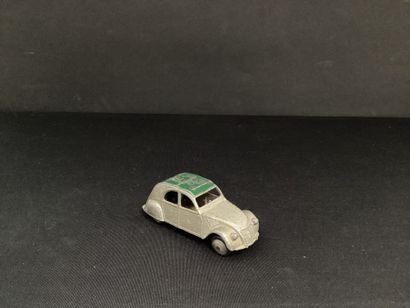 DINKY TOYS :
Citroën 2CV grise, capote verte,...