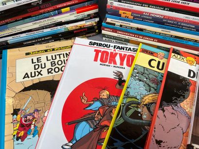 LOT d'environ 80 BD telles que Lucky Luck,...