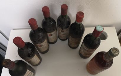 8 Bottles BORDEAUX DIVERS FOR SALE AS IS...