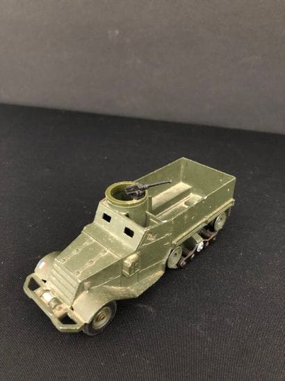 DINKY TOYS:
Half track, with machine gun.
Average...