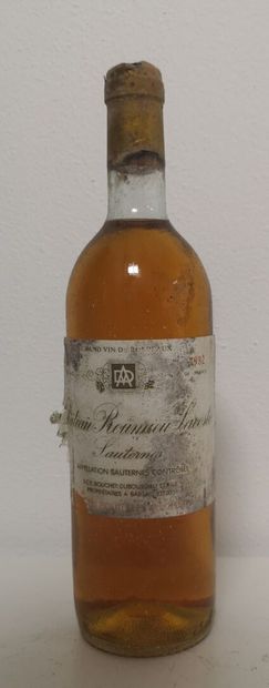 1 Bottle Château ROUMIEU LACOSTE - Sauternes...
