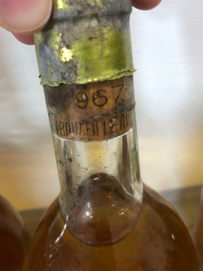 7 bouteilles clos saint robert, 