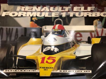 AFFICHE formule 1 Turbo Elf.
Renault.
Année...