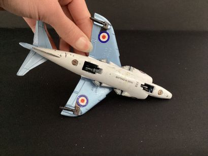 DINKY TOYS:
Hawker Harrier aircraft, metallic...