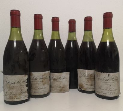 6 Bottles CLOS DE LA ROCHE Grand cru - Domaine...