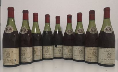 9 Bottles CORTON GRANCEY Grand Cru - Domaine...