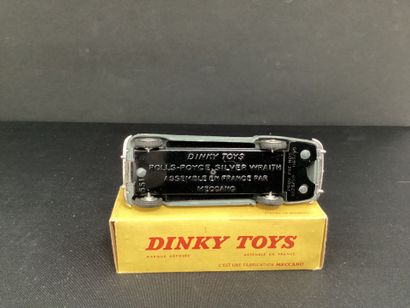 DINKY TOYS :
Rolls-Royce, Silver Wraith.
Avec...