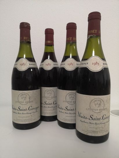 4 Bottles NUITS SAINT GEORGES - Antonin RODET...