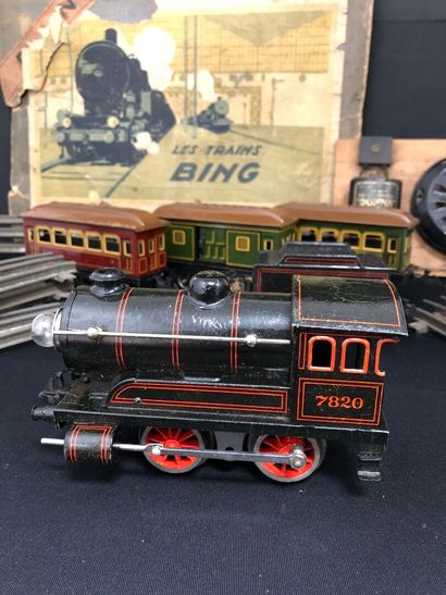 TRAIN BING électrique en 110 volts avec plaque...