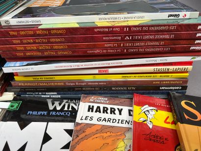 LOT d'environ 80 BD telles que Lucky Luck,...