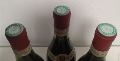 3 Bottles CLOS VOUGEOT Grand cru - Charles...