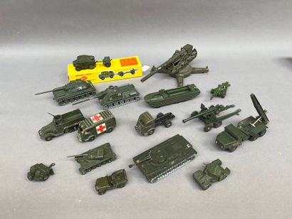 DINKY TOYS and SOLIDO mainly: 
Lots of military...