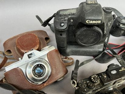LOT of six Canon, Contax, Vashica, Fujifilm...