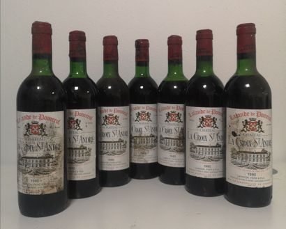 7 Bottles Château LA CROIX SAINT ANDRE -...