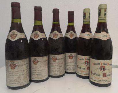 6 Bottles BOURGOGNES DIVERS : 
4 bottles...